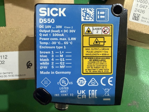 NEW ARRIVAL: SICK DS50-P1112 Photoelectric Sensor Now In Stock