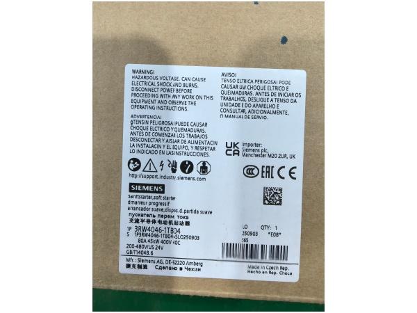 NEW ARRIVAL: Siemens SIRIUS 3RW4046-1TB04 Soft Starter Available Immediately