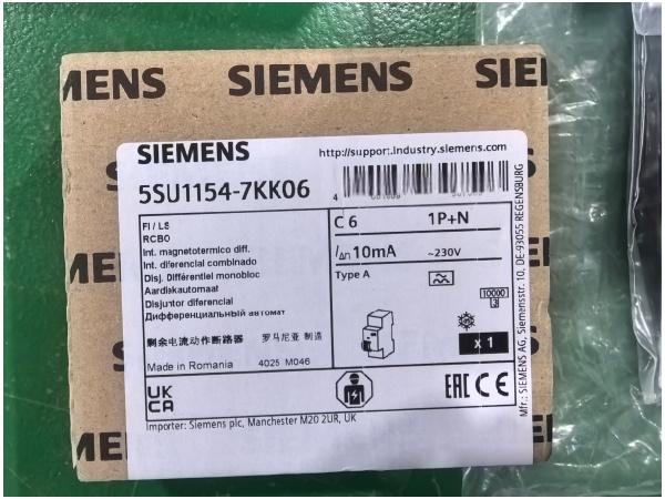 NEW ARRIVAL: Siemens 5SU1154-7KK06 Residual Current Circuit Breaker Now Available