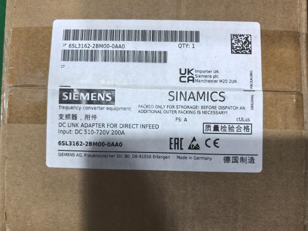 NEW ARRIVAL: Siemens SINAMICS 6SL3162-2BM00-0AA0 DC-Link Adapter Now Available NEW ARRIVAL: Siemens SINAMICS 6SL3162-2BM00-0AA0 DC-Link Adapter Now Available