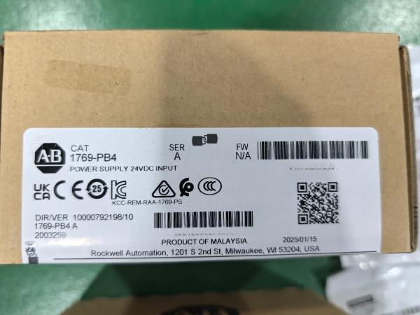 NEW ARRIVAL: Allen-Bradley 1769-PB4 CompactLogix Power Supply Now Available NEW ARRIVAL: Allen-Bradley 1769-PB4 CompactLogix Power Supply Now Available
