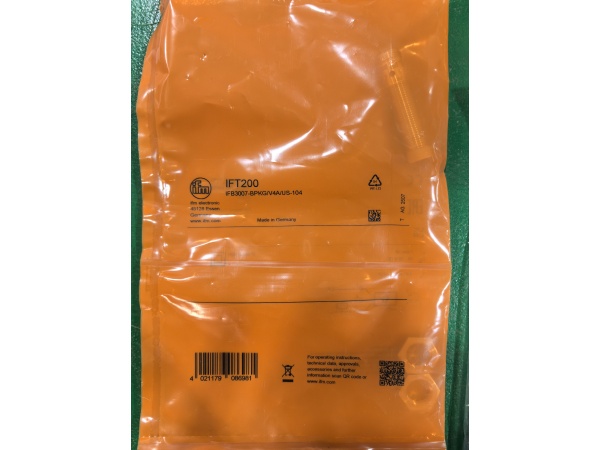 NEW ARRIVAL: IFM IFB3007-BPKGV4AUS-104 Inductive Sensor Now Available