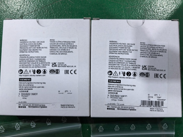 NEW ARRIVAL: Siemens SIRIUS 3UG4632-1AW30 Voltage Monitoring Relay Now Available