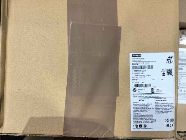 NEW ARRIVAL: Siemens SIRIUS 3RW5074-6AB14 Soft Starter Now Available