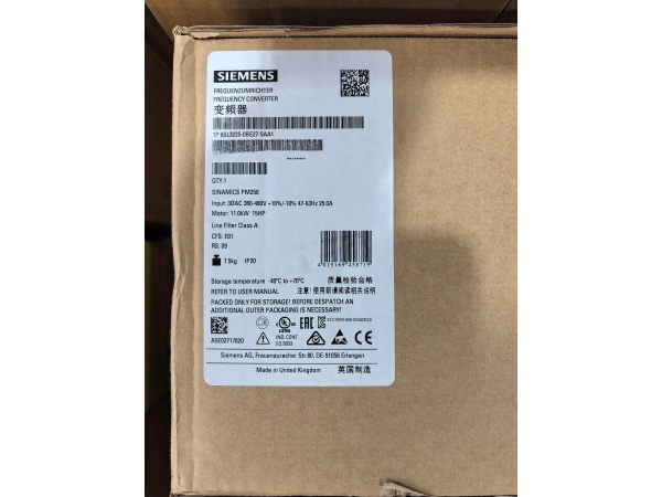 NEW ARRIVAL: Siemens SINAMICS G120 PM250 6SL3225-0BE27-5AA1 Power Module Now Available