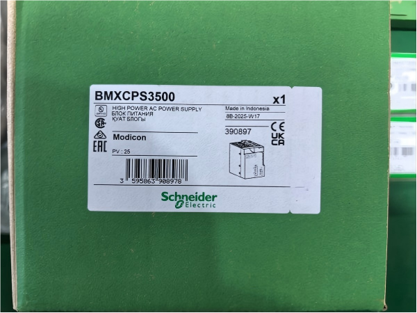 สินค้ามาใหม่: แหล่งจ่ายไฟ Schneider Modicon M340 BMXCPS3500 มีวางจำหน่ายแล้ว