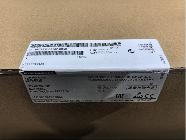 สินค้ามาใหม่: Siemens 6FC5303-0AP02-0BA0 SINUMERIK Operator Panel มีจำหน่ายแล้ว
